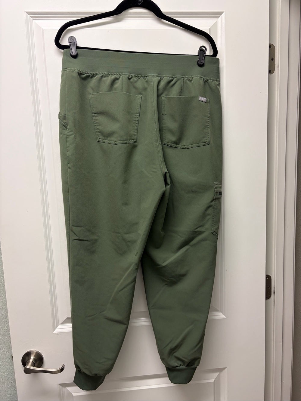 Figs Olive Green Women's High Waisted Zamora Jogger Scrub Pants - Picture 2 of 4
